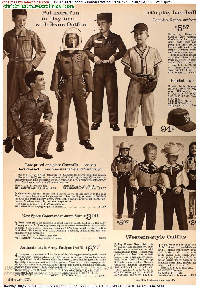 1964 Sears Spring Summer Catalog, Page 474