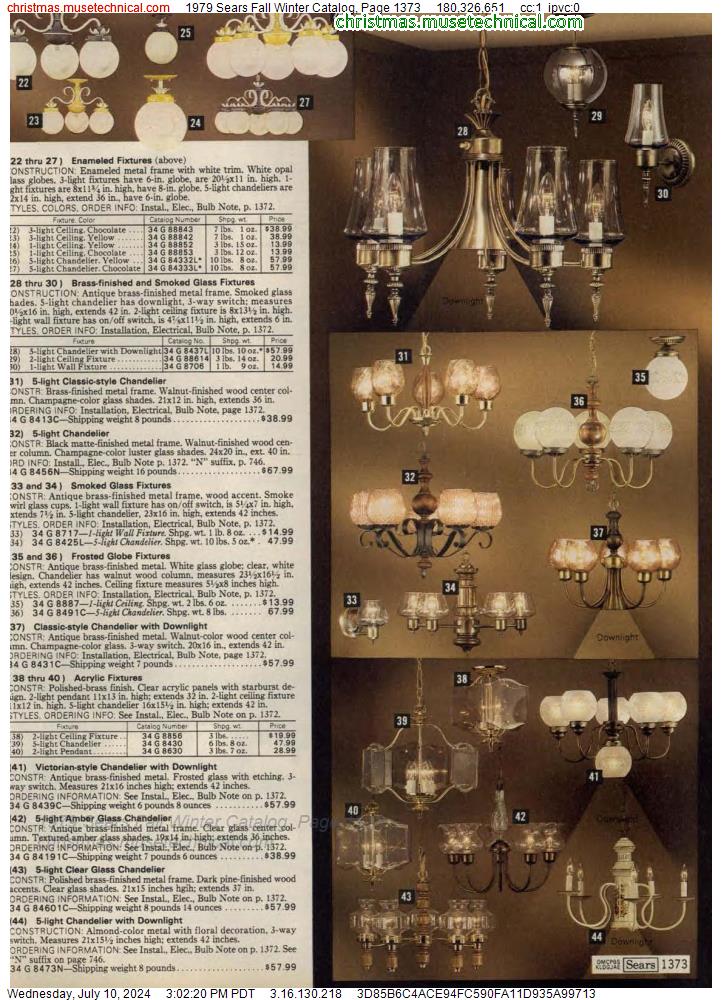 1979 Sears Fall Winter Catalog, Page 1373