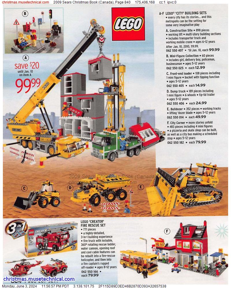2009 Sears Christmas Book (Canada), Page 840