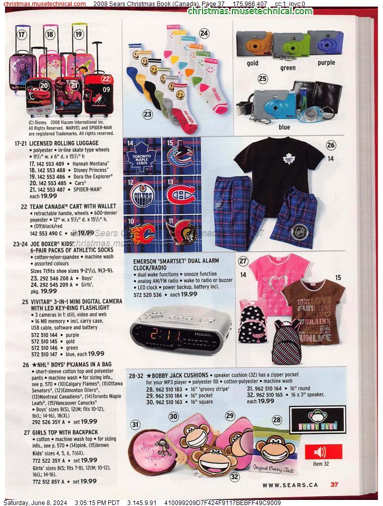 2008 Sears Christmas Book (Canada), Page 37