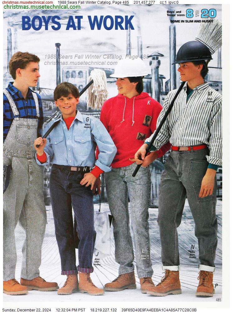 1988 Sears Fall Winter Catalog, Page 485