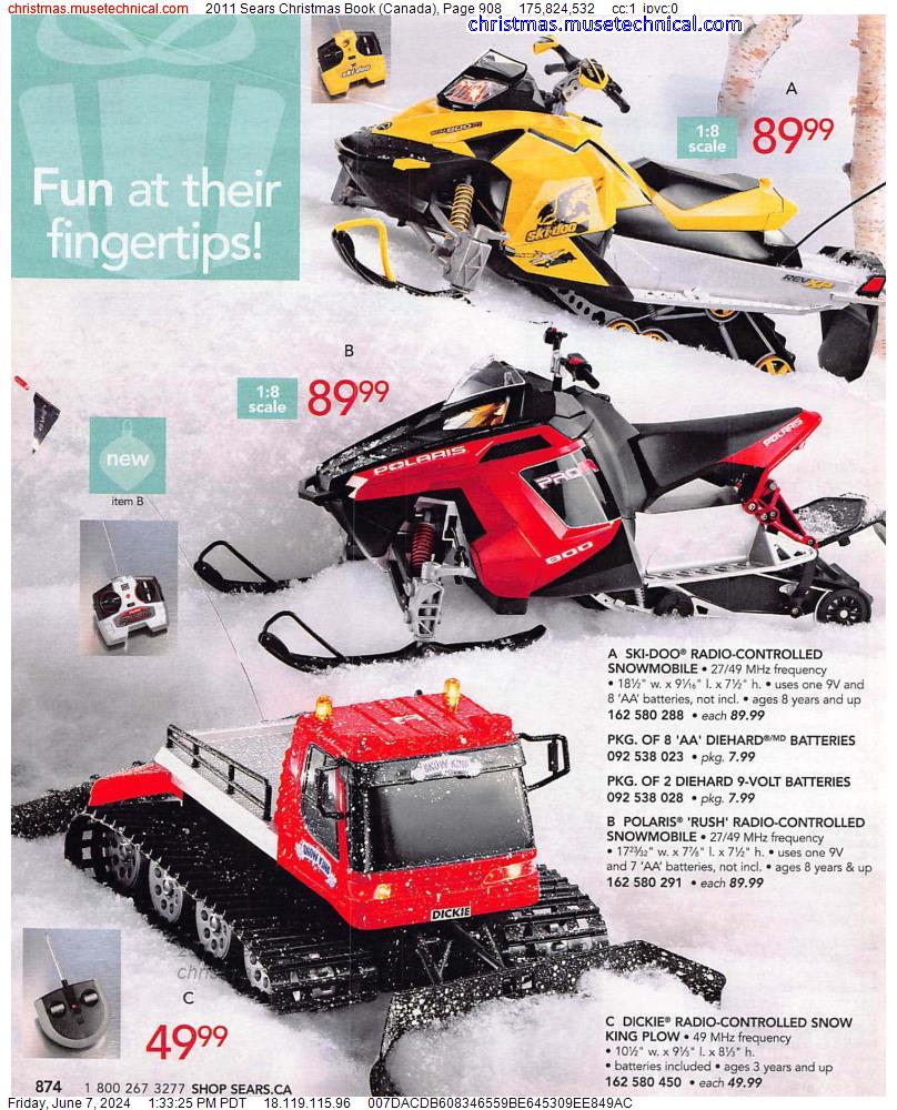 2011 Sears Christmas Book (Canada), Page 908