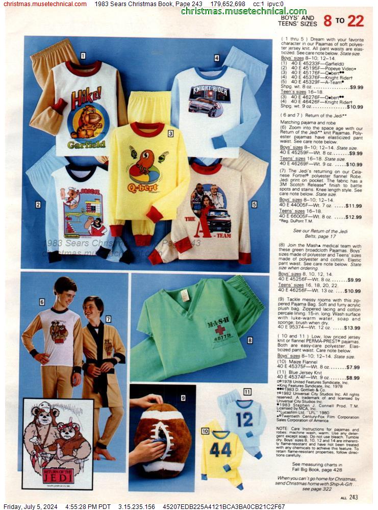 1983 Sears Christmas Book, Page 243