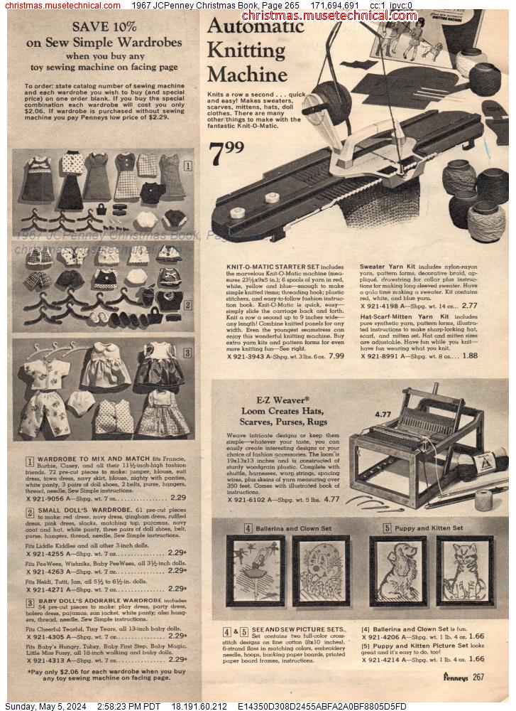 1967 JCPenney Christmas Book, Page 265