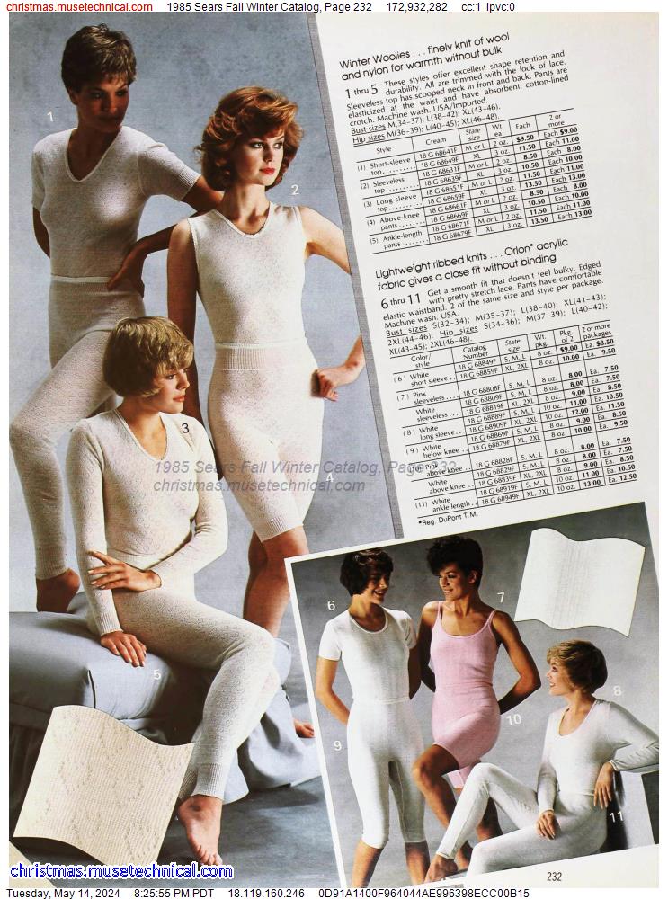 1985 Sears Fall Winter Catalog, Page 232