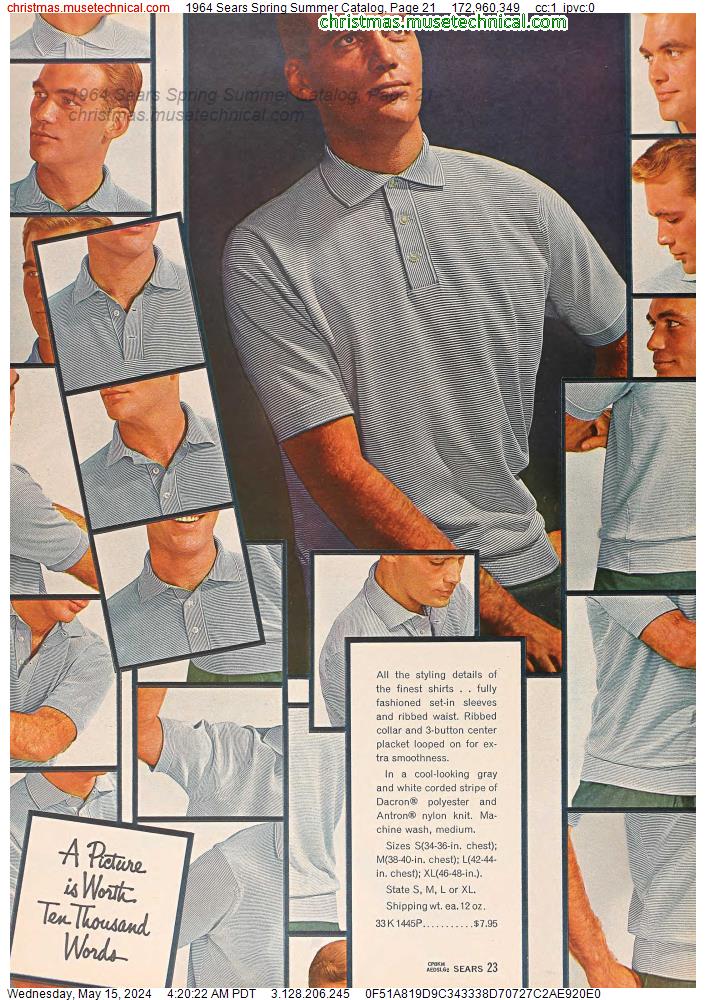 1964 Sears Spring Summer Catalog, Page 21