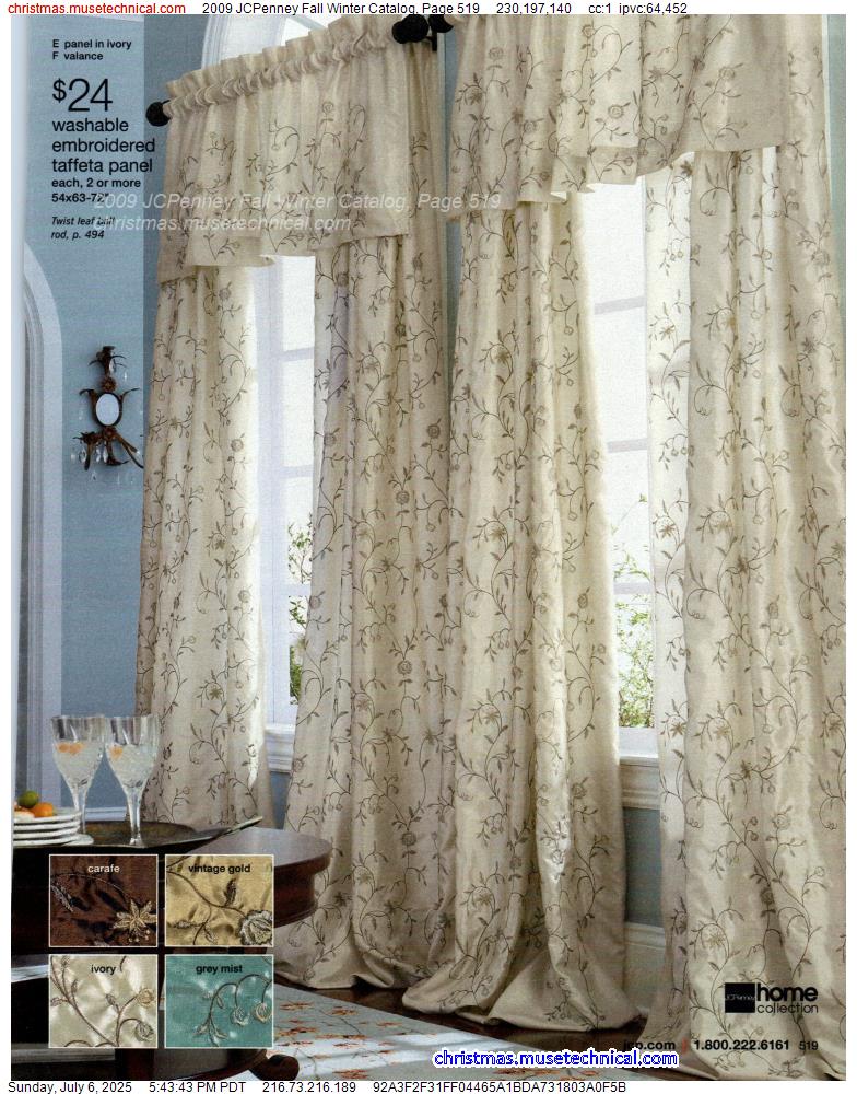 2009 JCPenney Fall Winter Catalog, Page 519