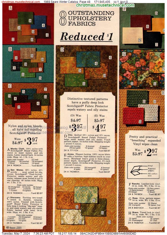 1969 Sears Winter Catalog, Page 48