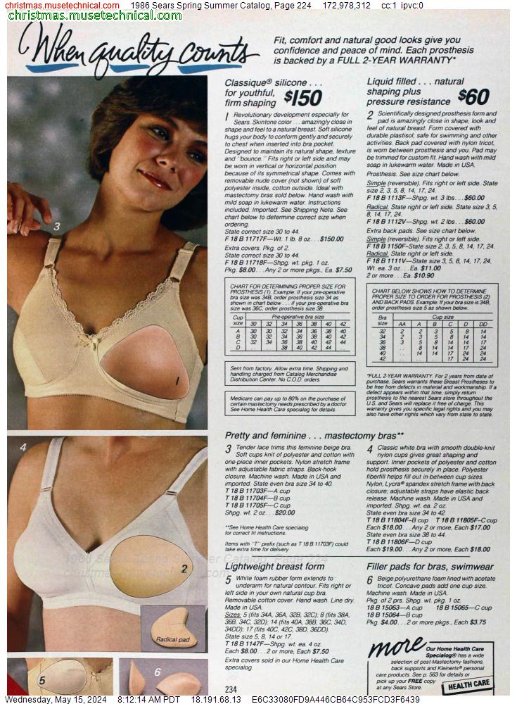 1986 Sears Spring Summer Catalog, Page 224