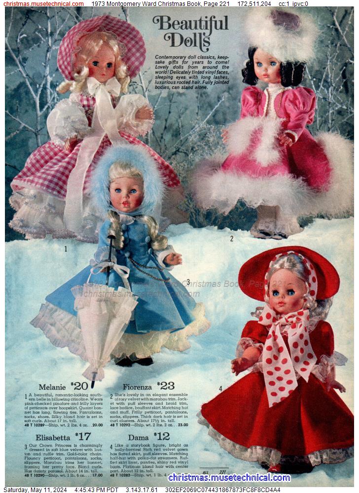 1973 Montgomery Ward Christmas Book, Page 221