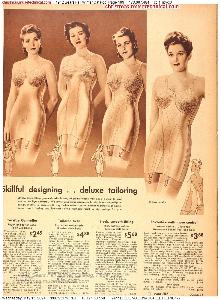 1942 Sears Fall Winter Catalog, Page 199