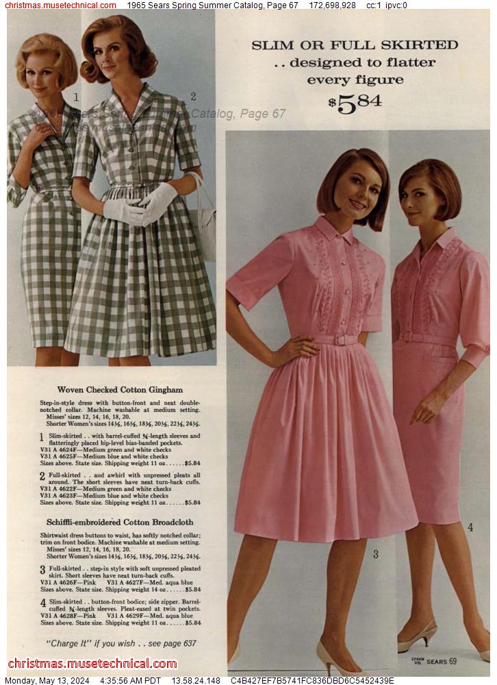 1965 Sears Spring Summer Catalog, Page 67