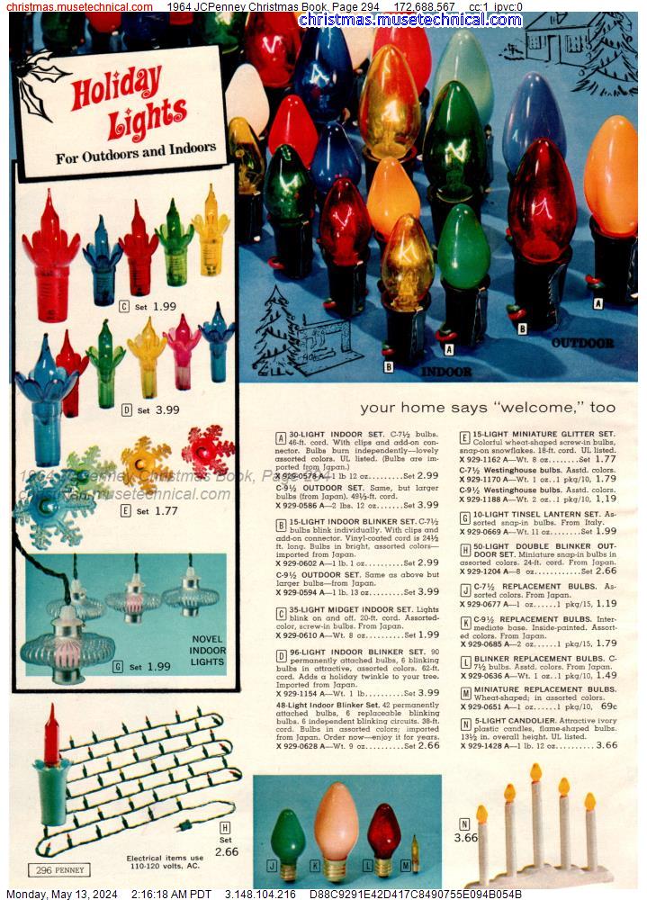 1964 JCPenney Christmas Book, Page 294