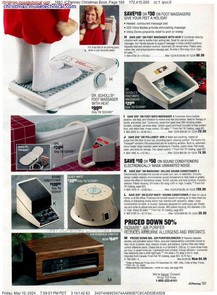 1991 JCPenney Christmas Book, Page 189