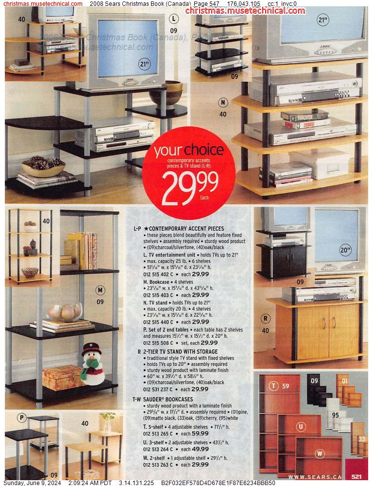 2008 Sears Christmas Book (Canada), Page 547