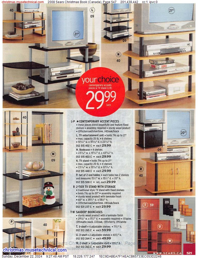 2008 Sears Christmas Book (Canada), Page 547