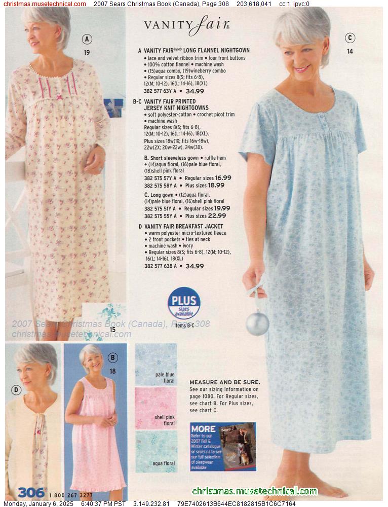 2007 Sears Christmas Book (Canada), Page 308