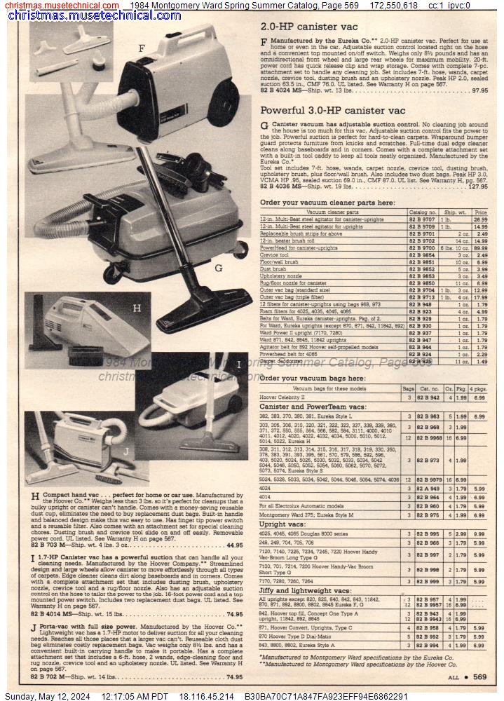 1984 Montgomery Ward Spring Summer Catalog, Page 569