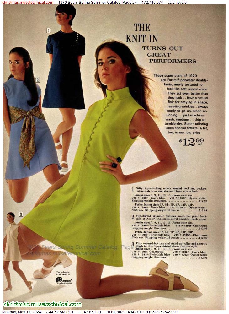 1970 Sears Spring Summer Catalog, Page 24