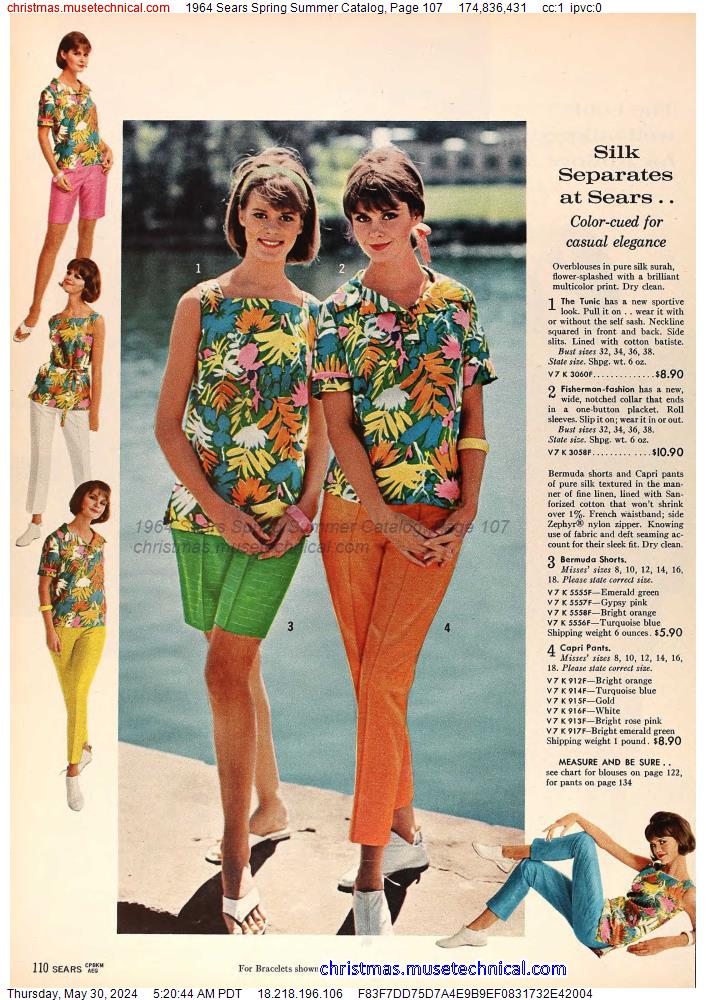 1964 Sears Spring Summer Catalog, Page 107