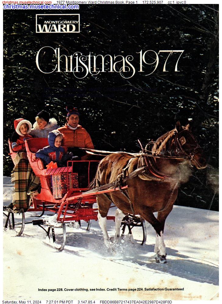 1977 Montgomery Ward Christmas Book, Page 1