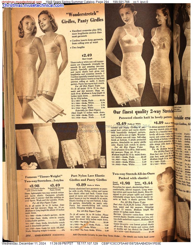 1948 Sears Spring Summer Catalog, Page 294