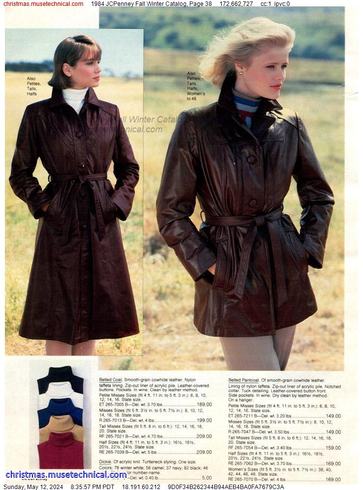 1984 JCPenney Fall Winter Catalog, Page 38