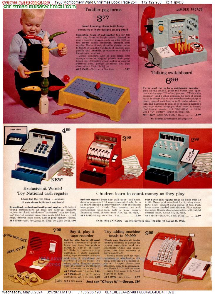 1968 Montgomery Ward Christmas Book, Page 254