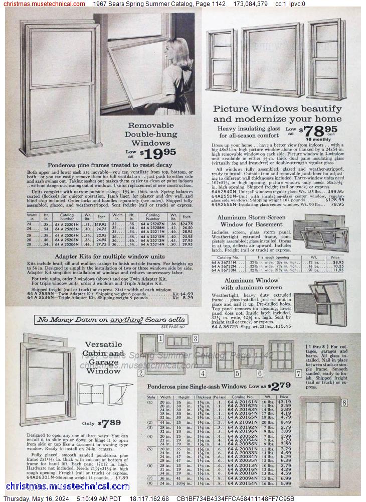 1967 Sears Spring Summer Catalog, Page 1142