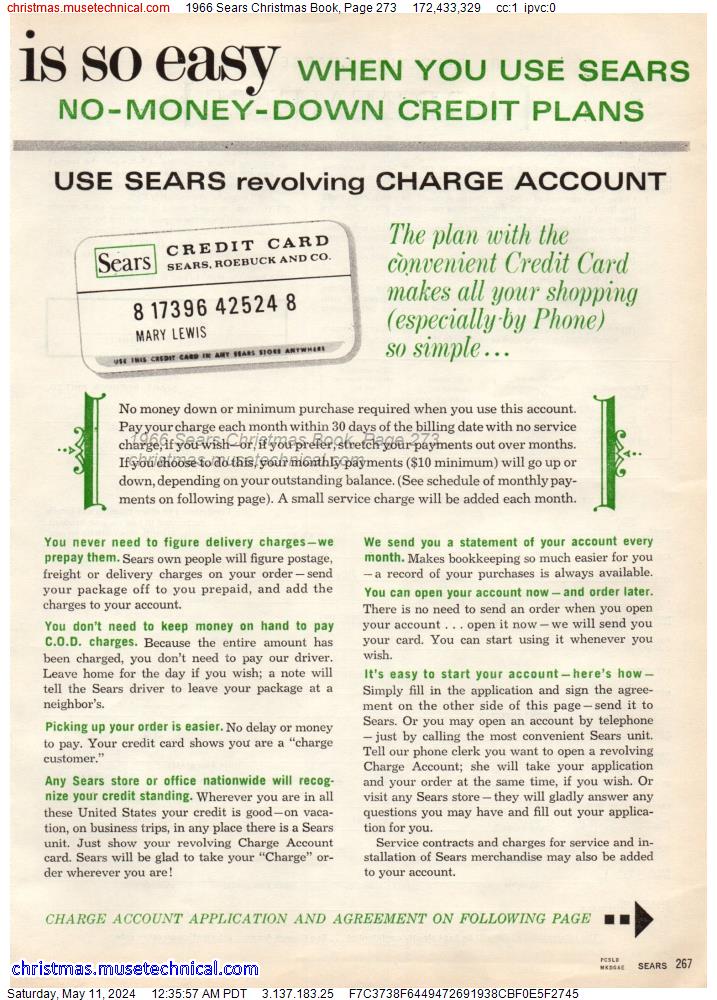 1966 Sears Christmas Book, Page 273