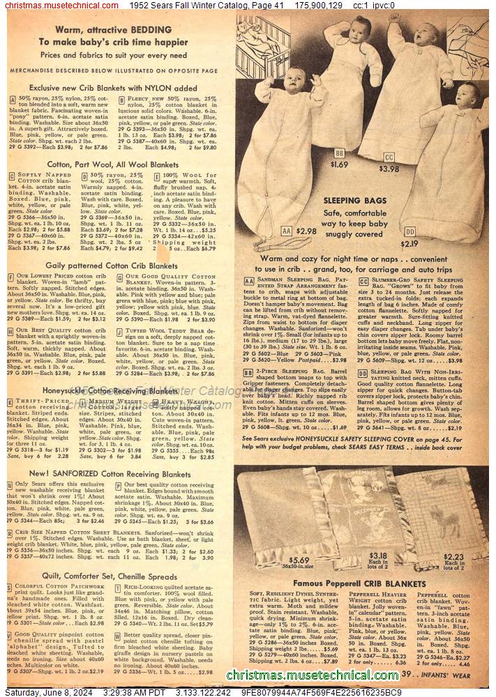 1952 Sears Fall Winter Catalog, Page 41