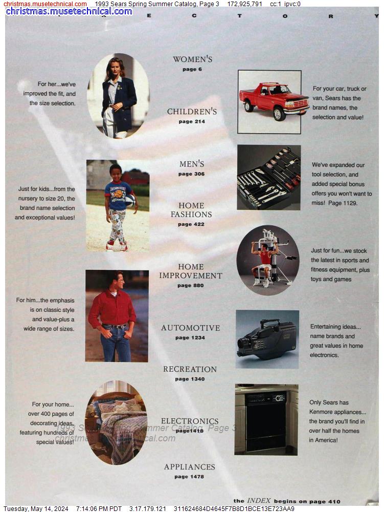 1993 Sears Spring Summer Catalog, Page 3