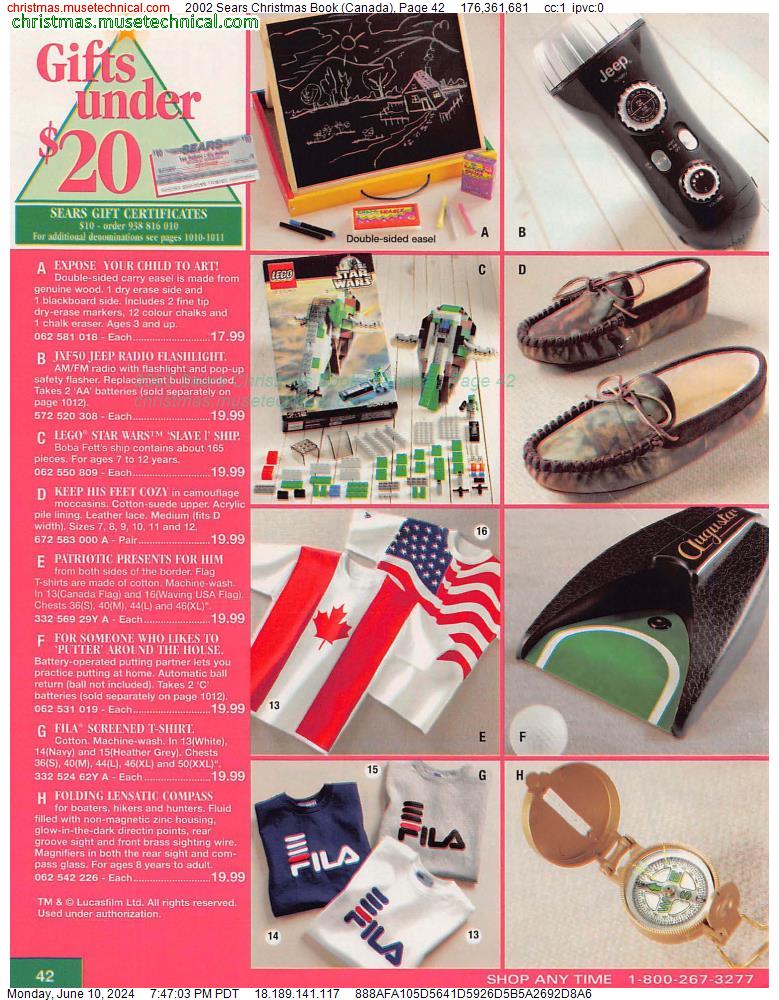 2002 Sears Christmas Book (Canada), Page 42