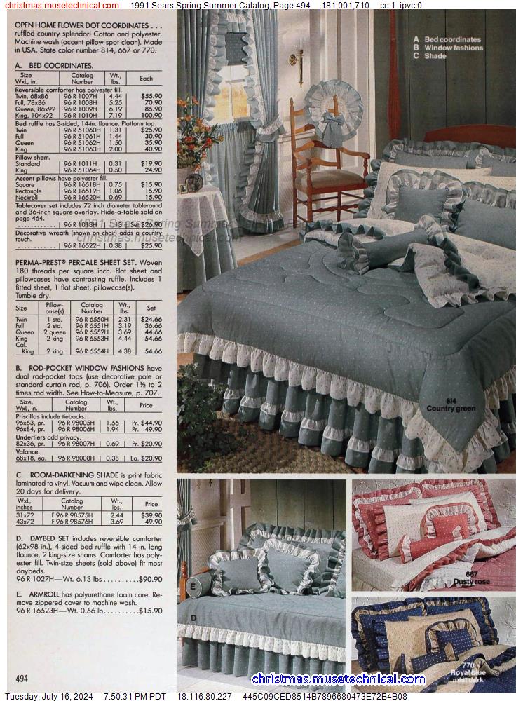 1991 Sears Spring Summer Catalog, Page 494