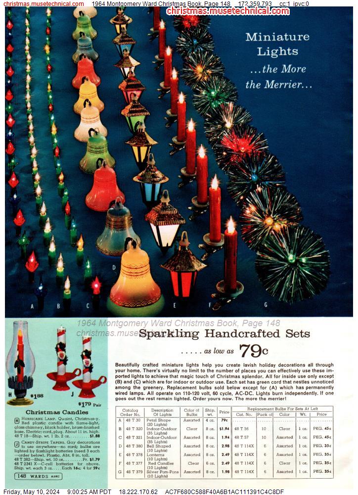 1964 Montgomery Ward Christmas Book, Page 148