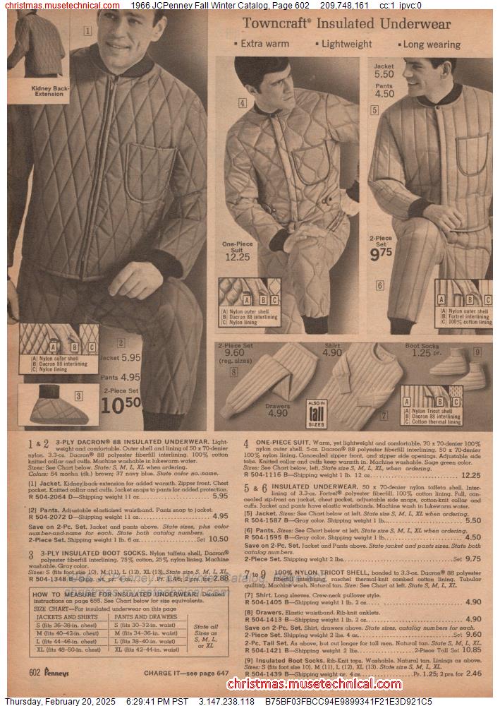 1966 JCPenney Fall Winter Catalog, Page 602