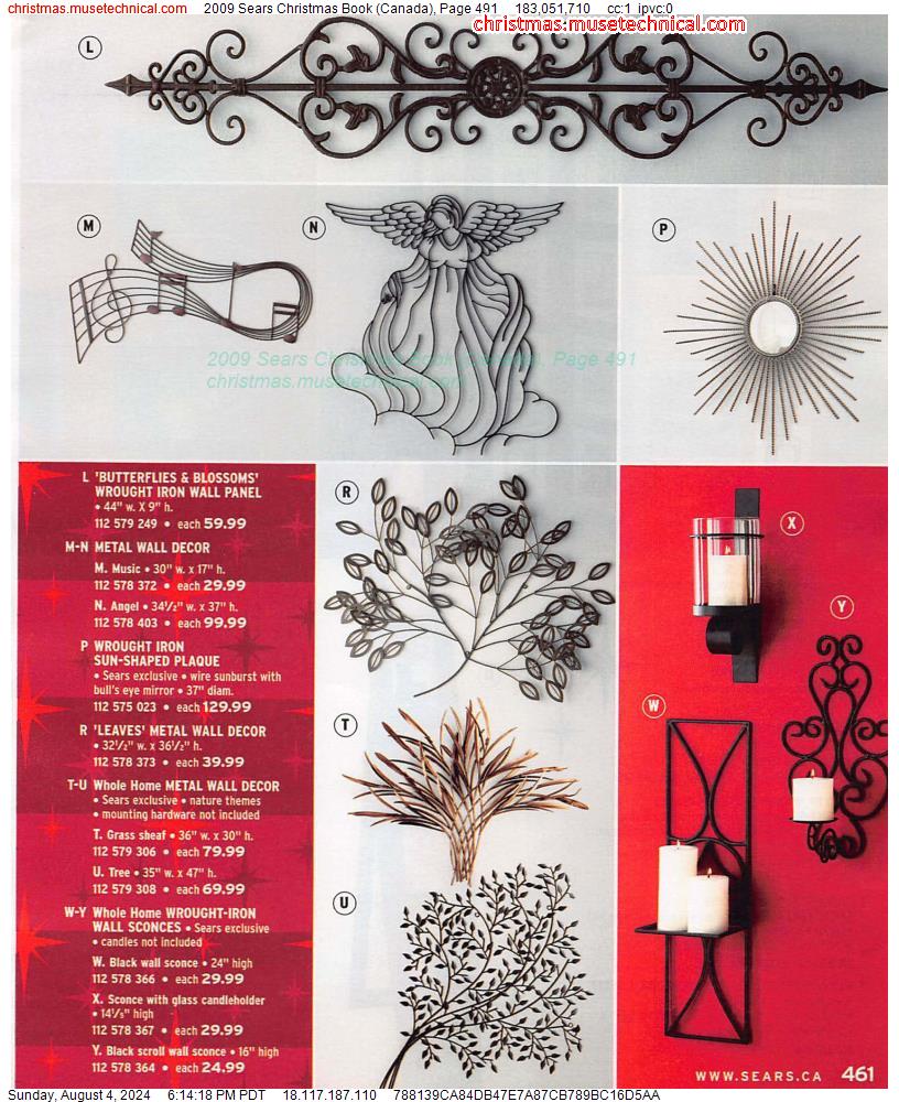 2009 Sears Christmas Book (Canada), Page 491