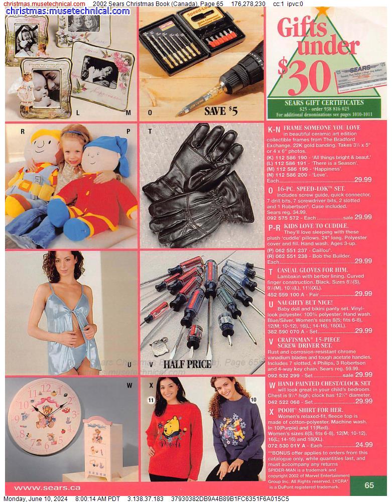 2002 Sears Christmas Book (Canada), Page 65