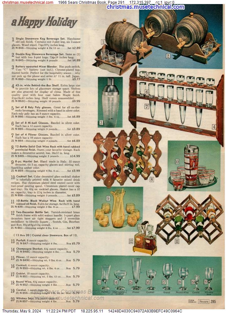 1966 Sears Christmas Book, Page 291