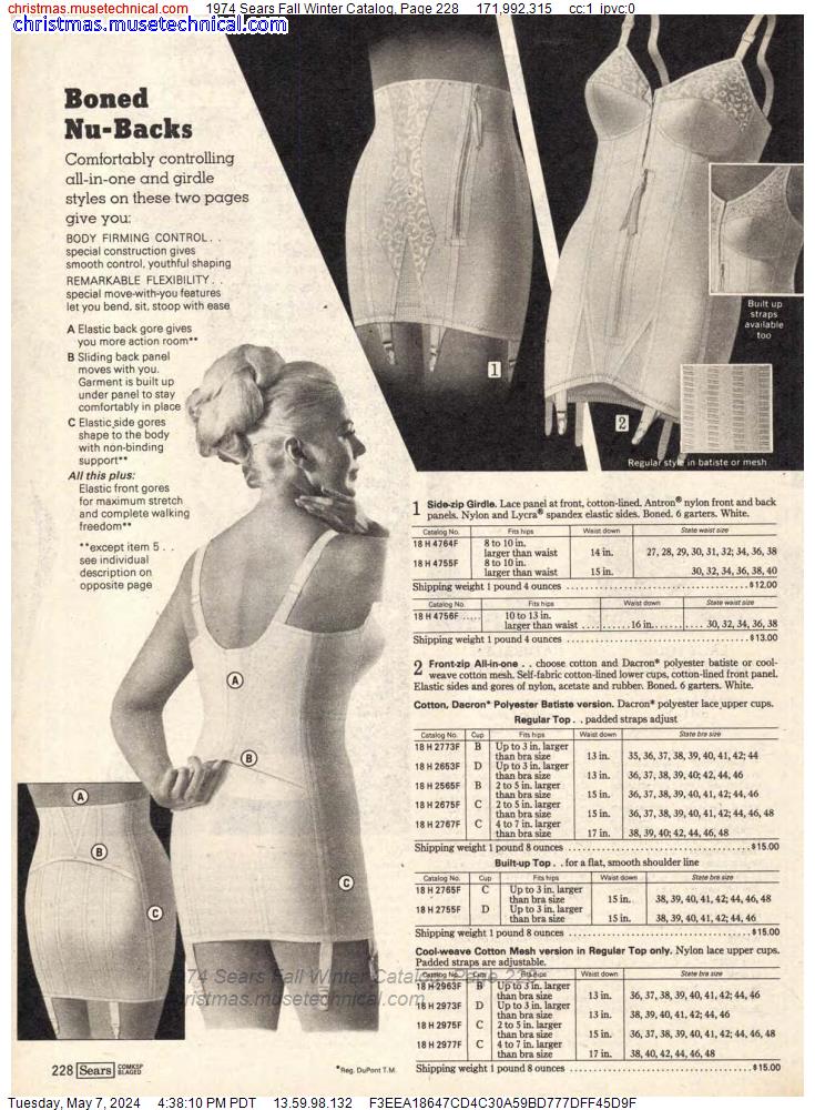 1974 Sears Fall Winter Catalog, Page 228