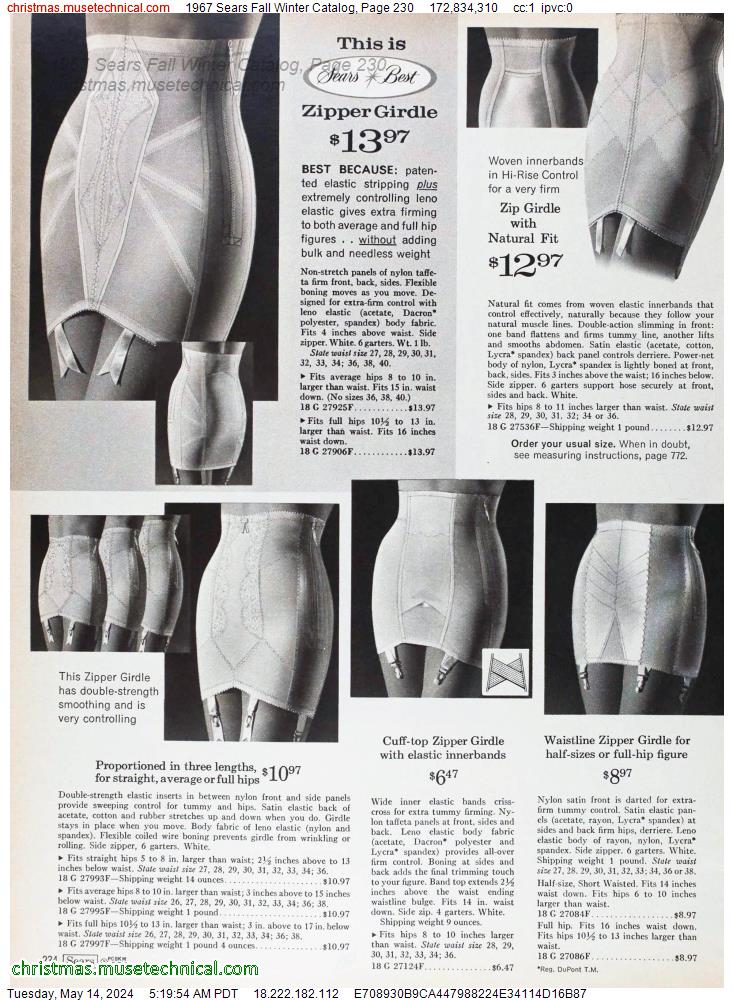 1967 Sears Fall Winter Catalog, Page 230