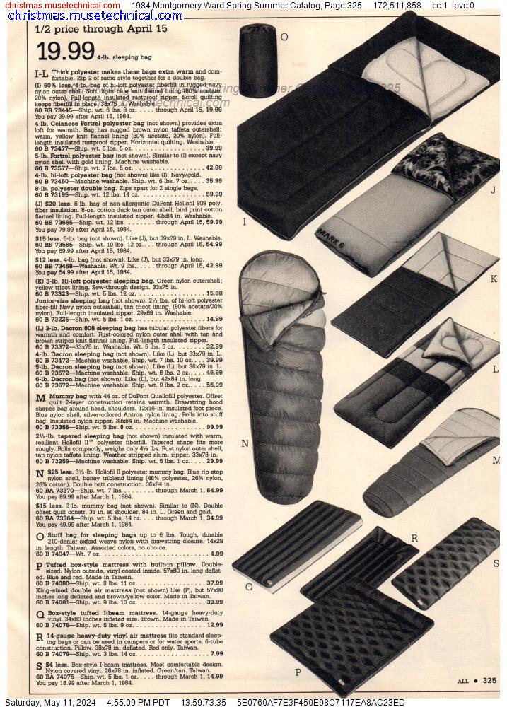 1984 Montgomery Ward Spring Summer Catalog, Page 325