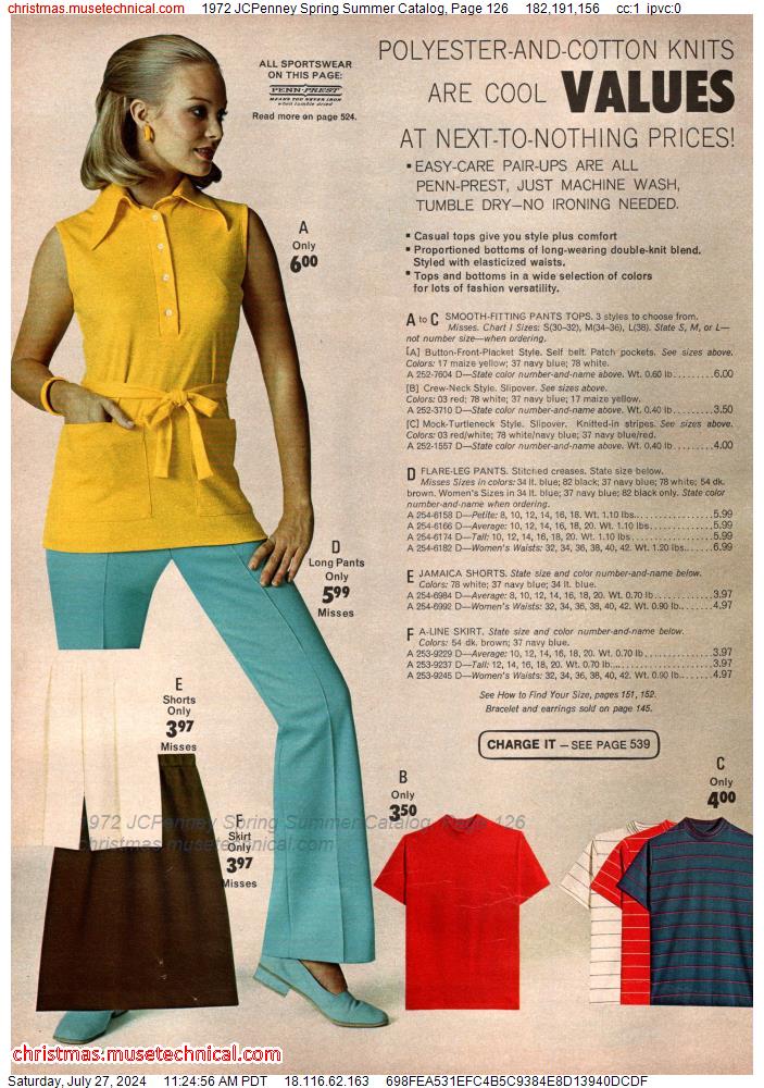 1972 JCPenney Spring Summer Catalog, Page 126