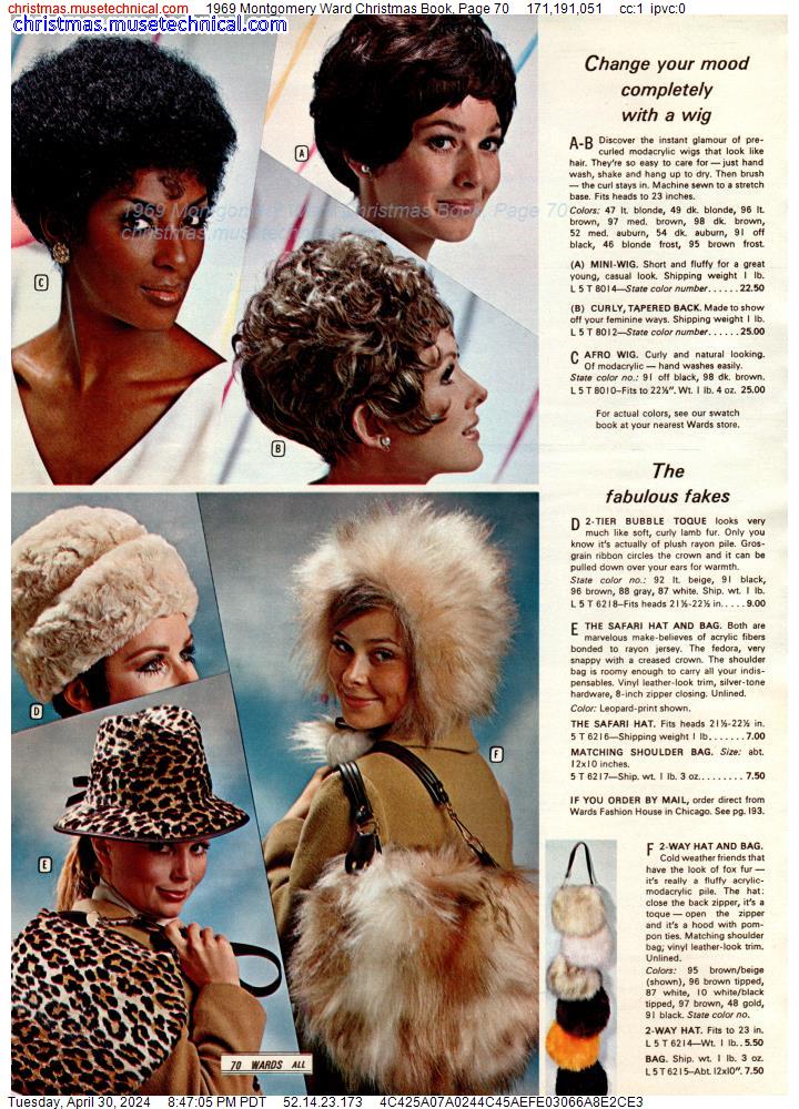 1969 Montgomery Ward Christmas Book, Page 70