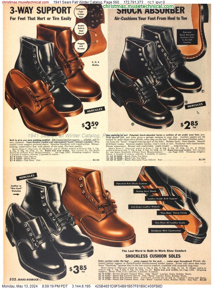 1941 Sears Fall Winter Catalog, Page 560