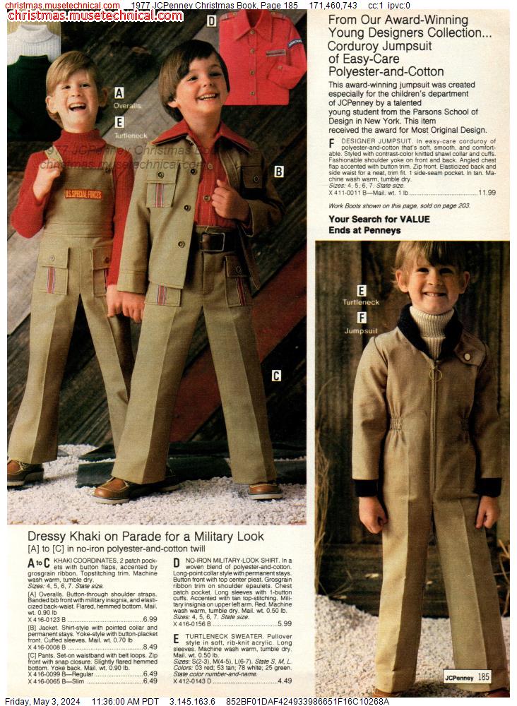 1977 JCPenney Christmas Book, Page 185