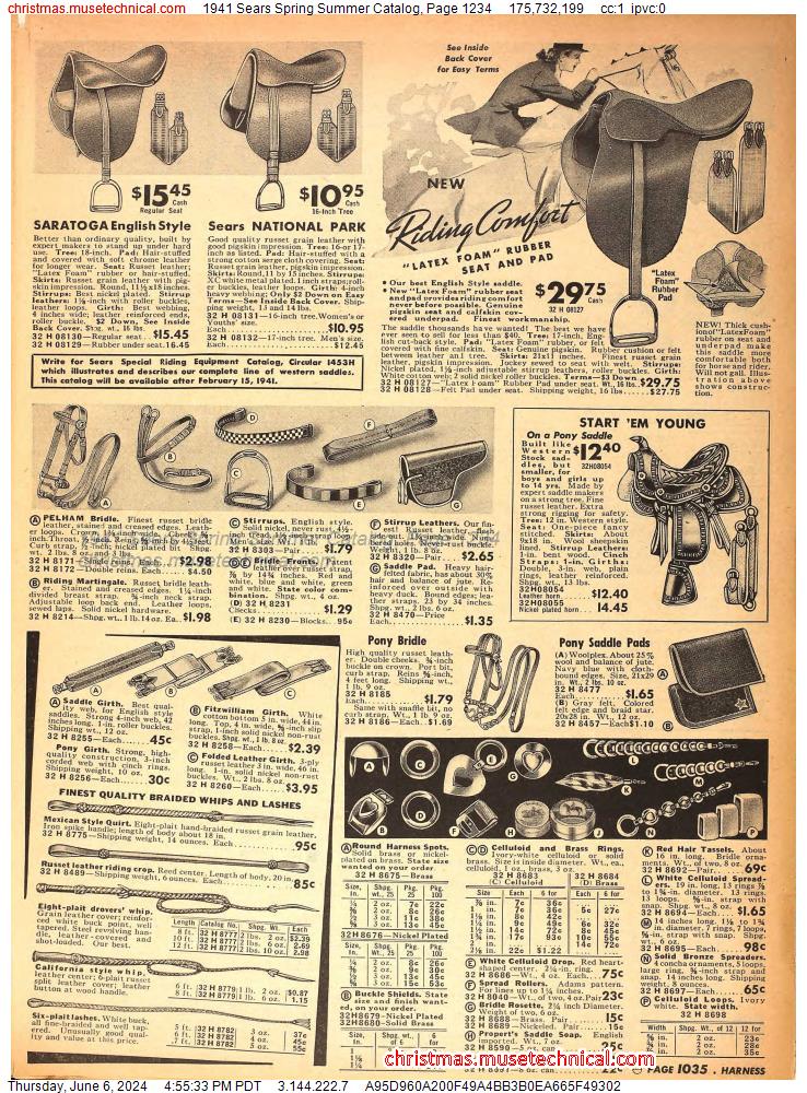 1941 Sears Spring Summer Catalog, Page 1234
