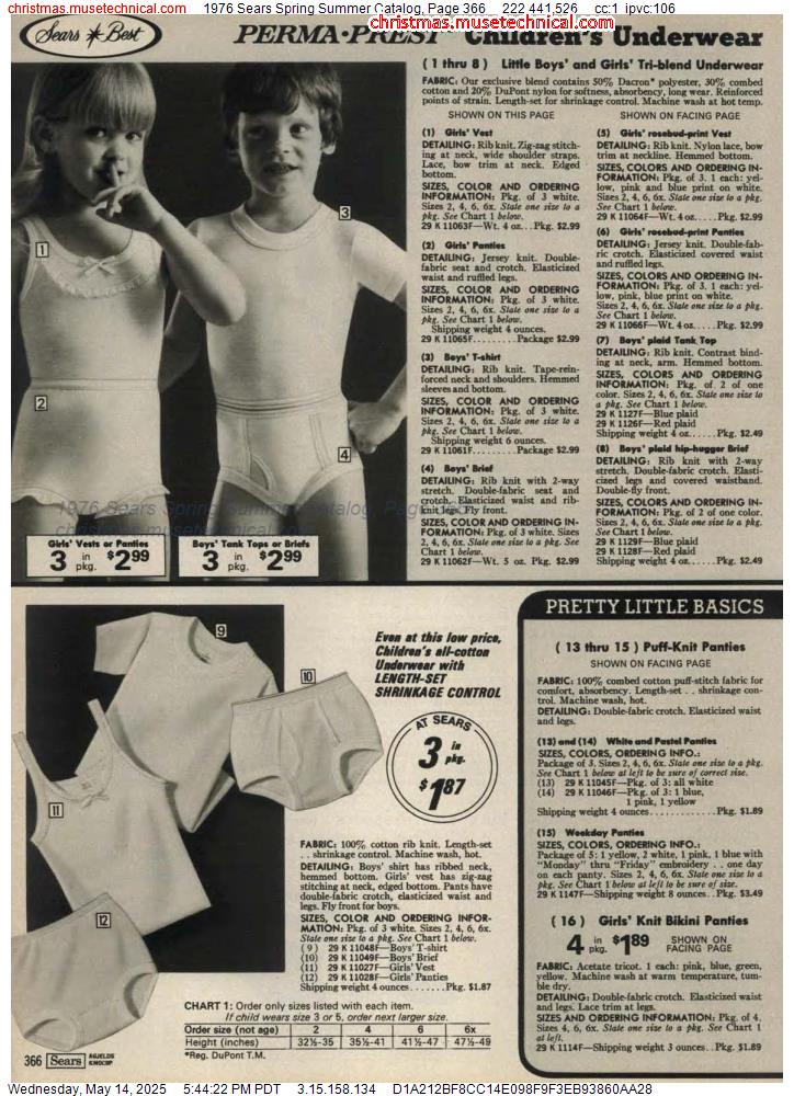 1976 Sears Spring Summer Catalog, Page 366