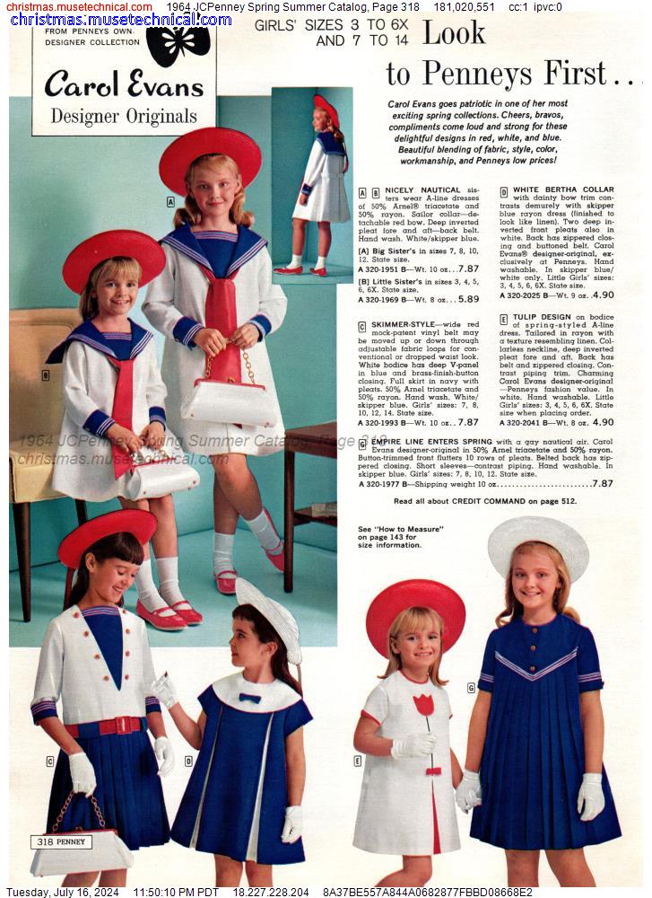 1964 JCPenney Spring Summer Catalog, Page 318
