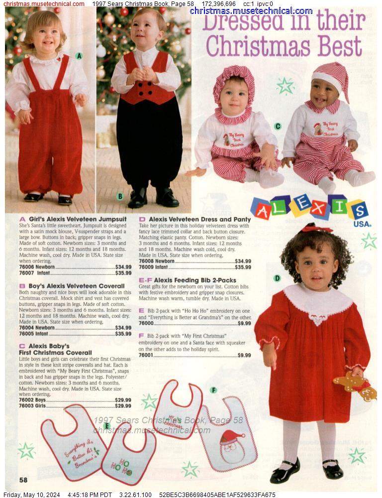 1997 Sears Christmas Book, Page 58